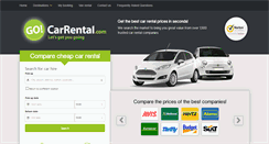 Desktop Screenshot of gocarrental.com