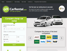 Tablet Screenshot of gocarrental.com